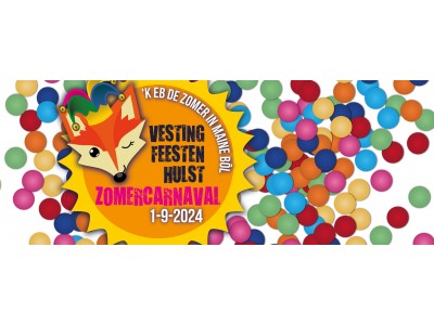 zondag - 15.00h - Optocht Zomercarnaval thema: 'K eb de zomer in maine bol.