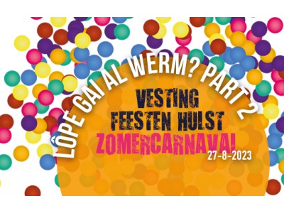 zondag - 15.00h - Optocht Zomercarnaval thema 