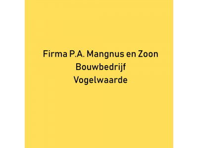 Natura Sponsor Bouwbedrijf Mangnus